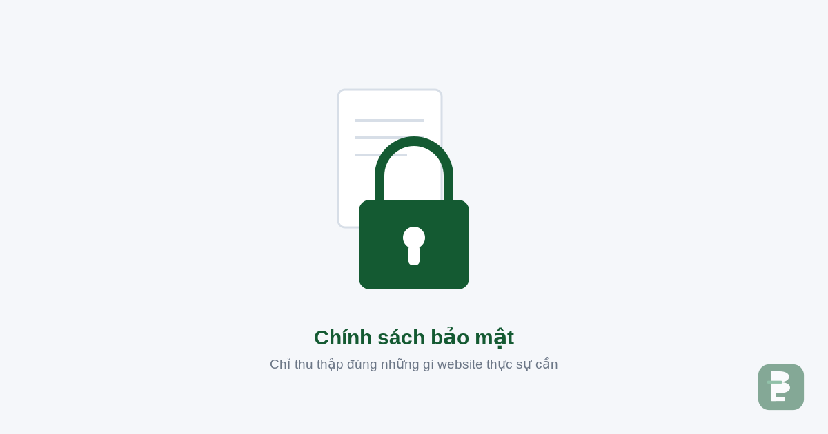 Chính sách bảo mật dữ liệu người dùng trên buiducliem.com